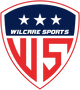 Shield logo with VS initials, three stars, and text Wilcare Sports, in red, blue, and black.