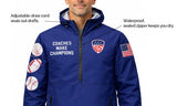 Men’s sports windbreaker jacket full zip performance outerwear