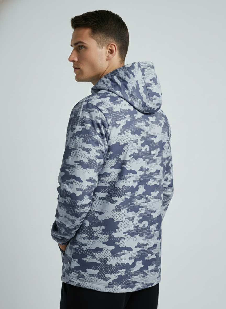 Wilcare Men's Jacket, Stadium Half-zip Jacket, Wind Resistant, Water Resistant Jacket for Men