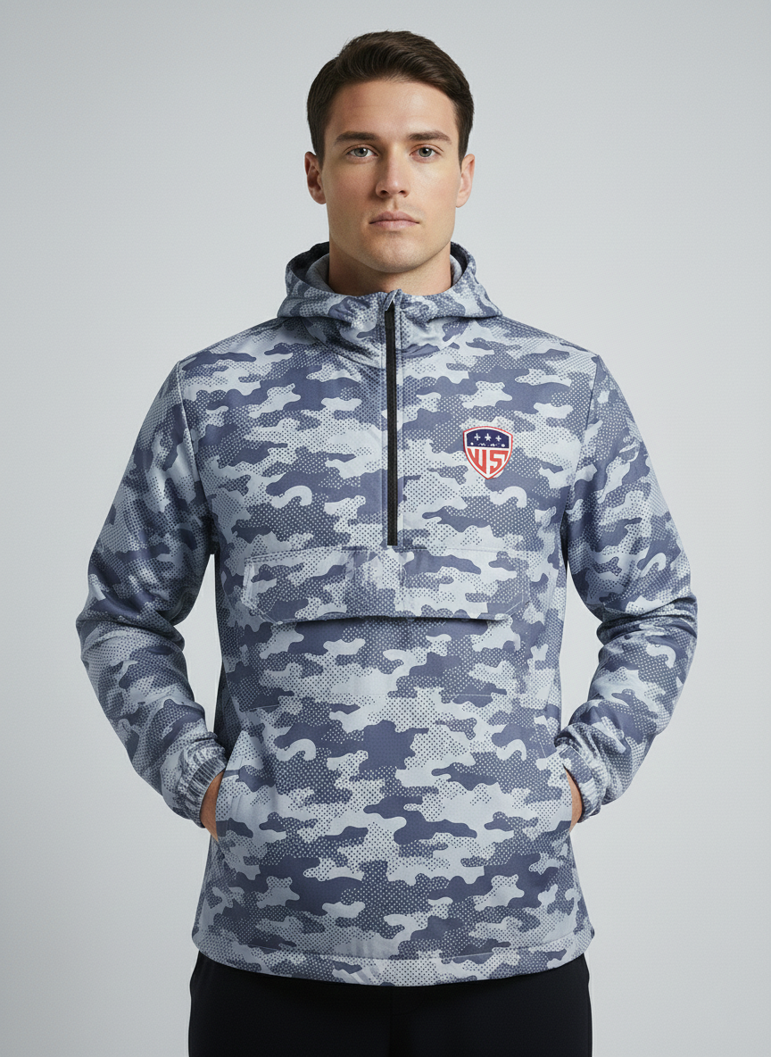 Wilcare Men's Jacket, Stadium Half-zip Jacket, Wind Resistant, Water Resistant Jacket for Men