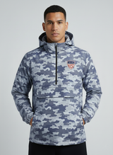 Wilcare Men's Jacket, Stadium Half-zip Jacket, Wind Resistant, Water Resistant Jacket for Men