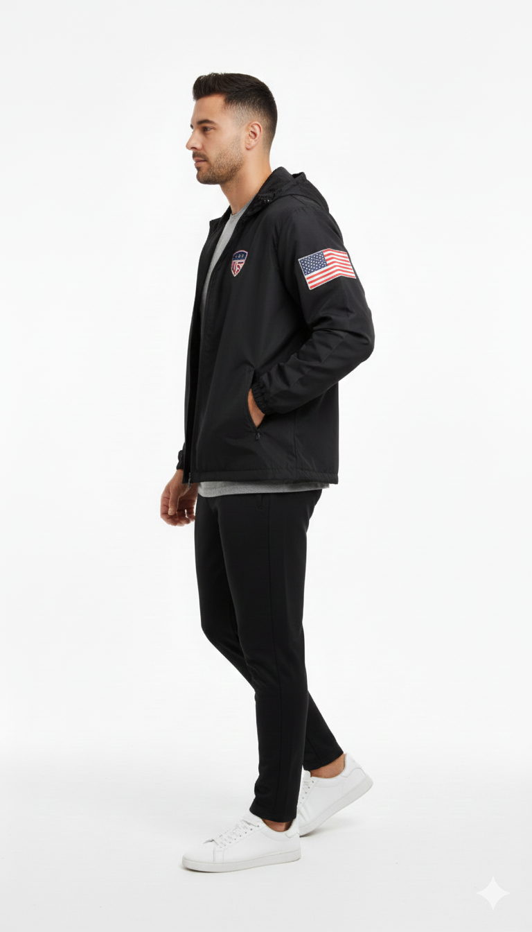 Men’s Coach Windbreaker Jacket – Lightweight Athletic Training & Team Wear  Premium Sportswear