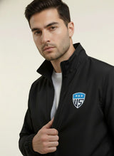 Men's Lightweight Windbreaker Tracksuit Set - Full-Zip Jacket & Shorts Activewear