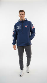 Wilcare Coach Half-Zip Windbreaker Jacket – Lightweight Training Outerwear