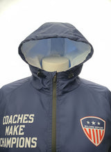 Wilcare Coach Half-Zip Windbreaker Jacket – Lightweight Training Outerwear