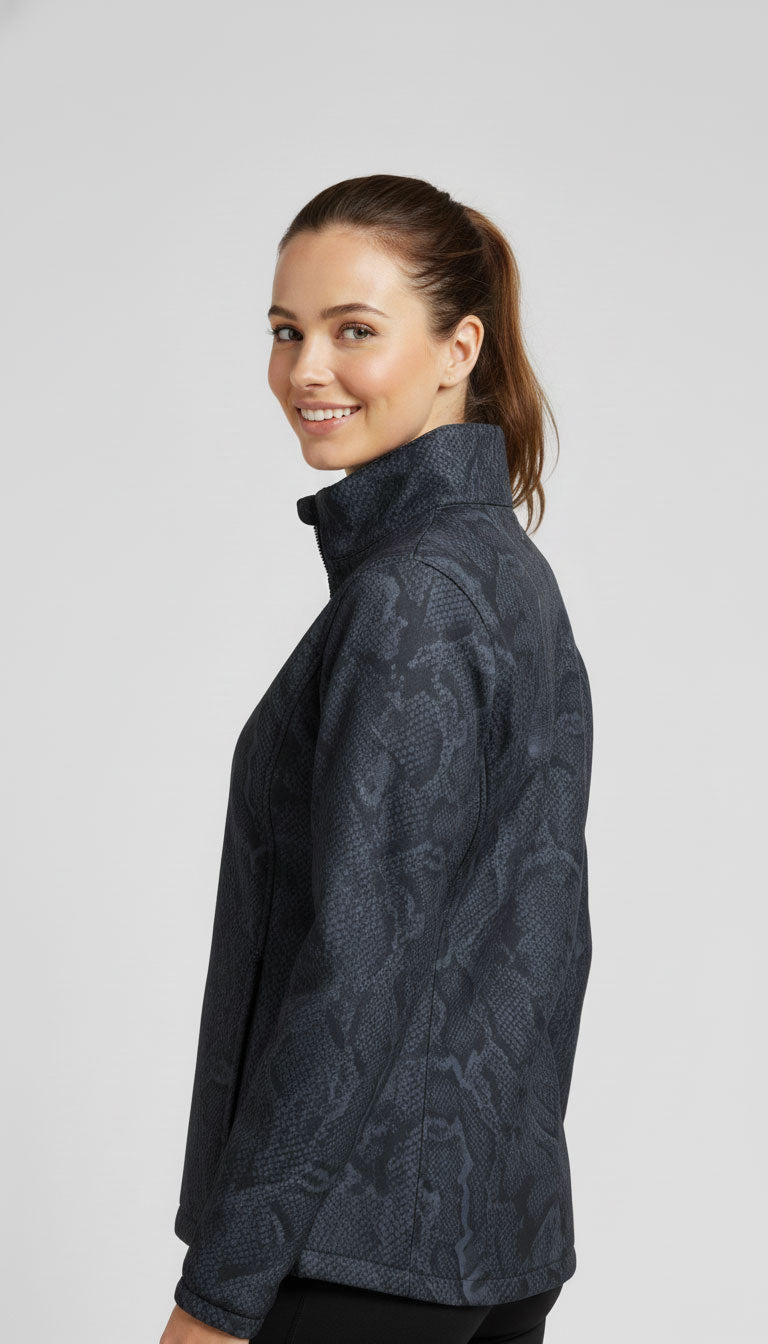 Women’s Performance Softshell Jacket – Lightweight Athletic Outerwear