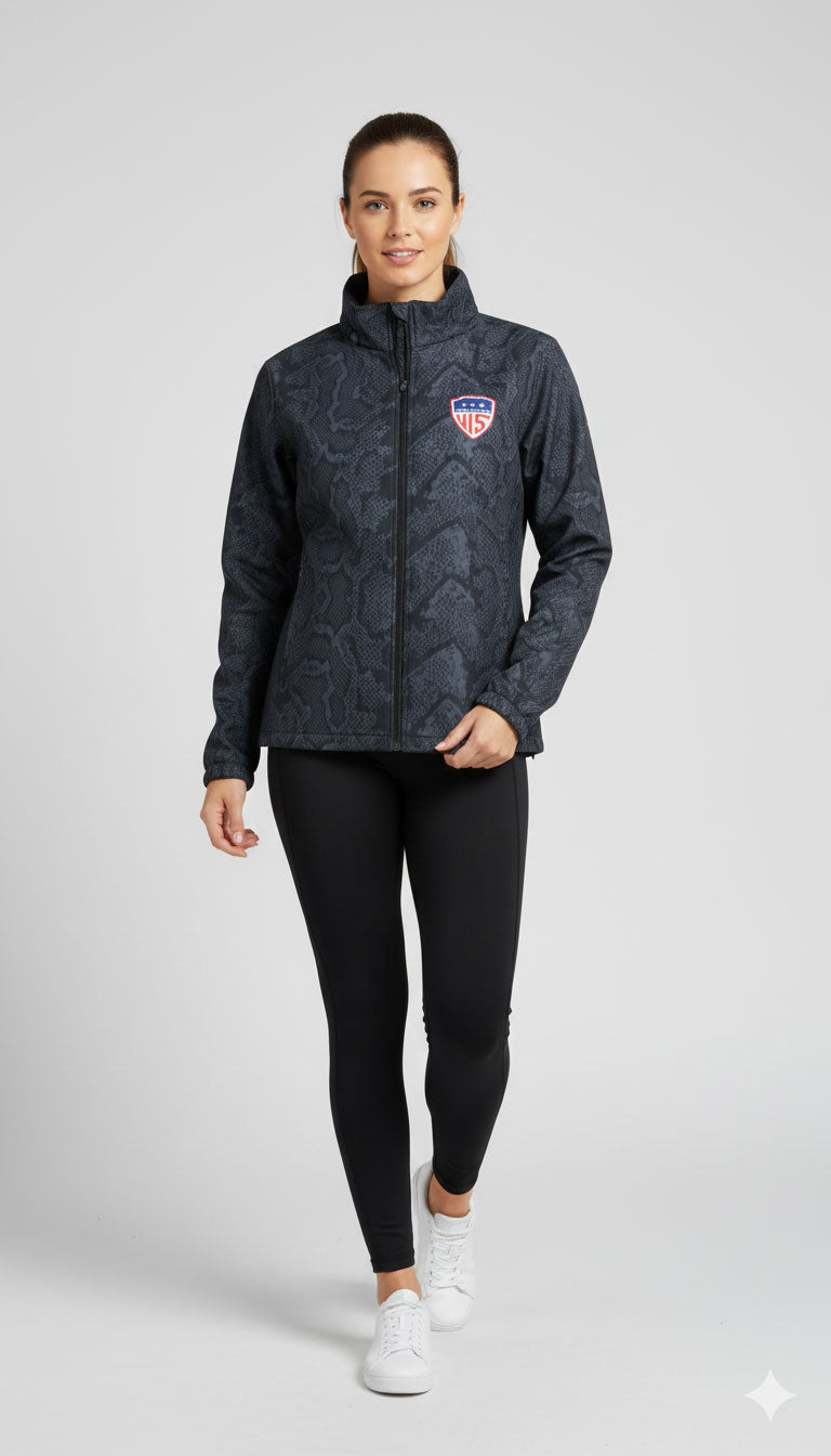 Women’s Performance Softshell Jacket – Lightweight Athletic Outerwear