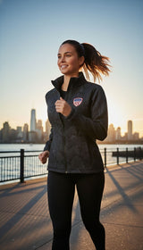 Women’s Performance Softshell Jacket – Lightweight Athletic Outerwear